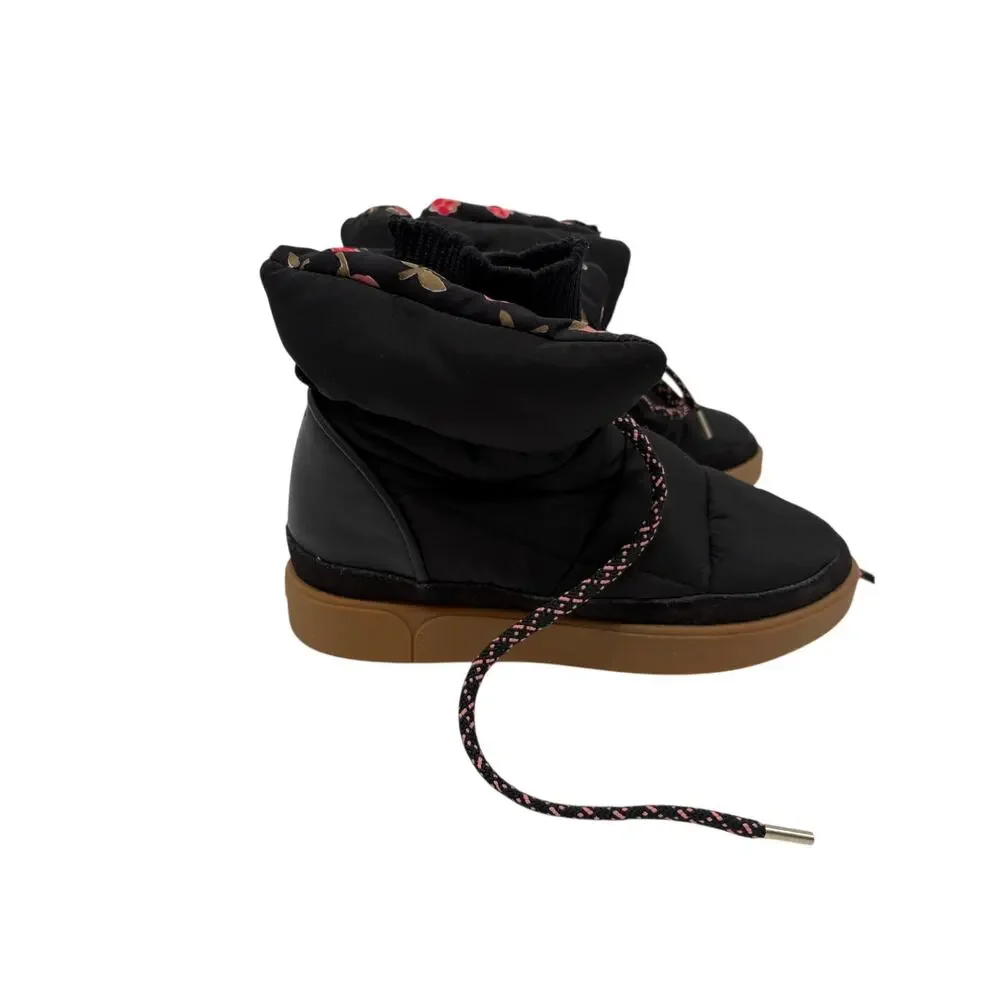 Kate Spade Cocoon Snow Boots Black 5.5 Womens